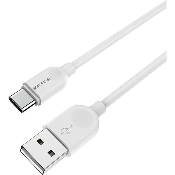 Кабель Borofone USB Type A - USB Type C 3 м USB 2.0 (BX14C3W) H00000180207 фото