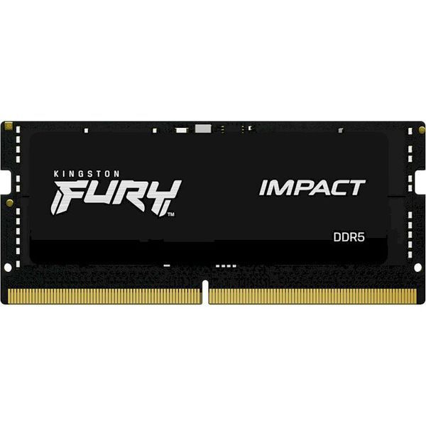Оперативная память Kingston Fury Impact SO-DIMM DDR5 16ГБ (KF548S38IB-16) H00000266526 фото