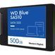 SSD диск WD Blue SA510 500ГБ SATA III 2.5" 3D NAND TLC (WDS500G3B0A) H00000252396 фото 2