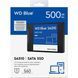 SSD диск WD Blue SA510 500ГБ SATA III 2.5" 3D NAND TLC (WDS500G3B0A) H00000252396 фото 6