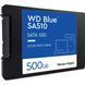 SSD диск WD Blue SA510 500ГБ SATA III 2.5" 3D NAND TLC (WDS500G3B0A) H00000252396 фото 1