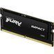 Оперативная память Kingston Fury Impact SO-DIMM DDR5 16ГБ (KF548S38IB-16) H00000266526 фото 1