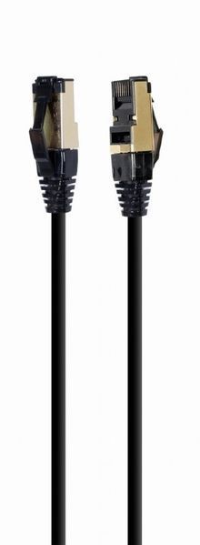 Патч корд Cablexpert S/FTP Cat. 8 0.25 м LSZH Чорний (PP8-LSZHCU-BK-0.25M) H00000181933 фото