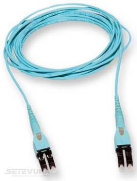 Патч-корд оптичний Corning LC-LC UPC MM(OM3) Duplex 2м (E797902TNZ20002M) H00000014171 фото