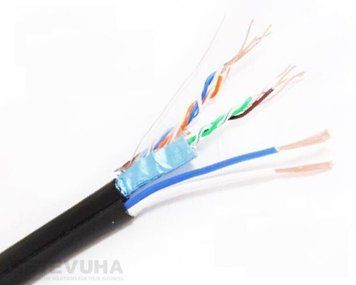 Кабель витая пара OK-Net FTP Cat 5e PE 4 + 2 х 2 х 0.51 (49662m305) H00000040836 фото