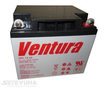 Акумуляторна батарея Ventura 45 Аг AGM 12 В (GPL 12-45) H00000029761 фото