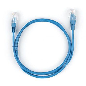 Патч-корд Vinga UTP Cat. 5e 1 м PVC Синий (VCPPCC1B) H00000159124 фото