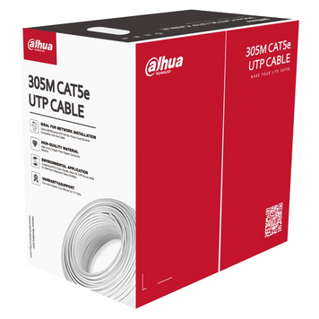 Кабель вита пара Dahua UTP Cat 5e PVC 4 х 2 х 0,50 (DH-PFM920I-5EU-U) H00000354448 фото