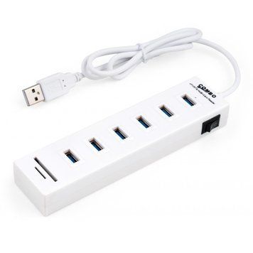 USB-хаб Vinga (VCP2H6USBCRSWWH) H00000176949 фото