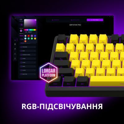 Клавіатура Lorgar (LRG-KBP7075W-WH-US) H00000481267 фото
