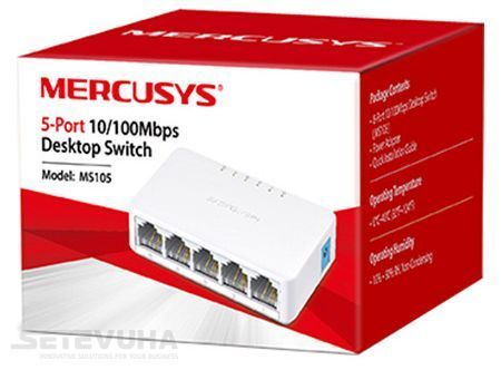 Комутатор Mercusys (MS105) H00000009746 фото