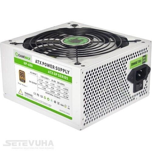 Блок питания GameMax (GP-650-White) H00000033059 фото
