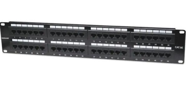 Патч-панель Intellinet 2U 48 &times; RJ-45 UTP кат. 5e (513579) H00000278343 фото
