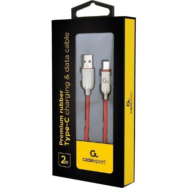 Кабель Cablexpert USB Type A - USB Type C 1 м USB 2.0 (CC-USB2R-AMCM-1M-R) H00000179894 фото