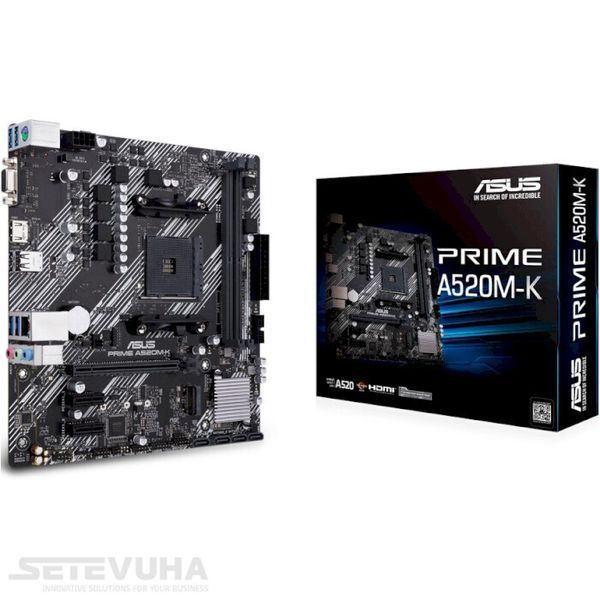 Материнська плата ASUS PRIME A520M АМ4 (PRIME_A520M-K) H00000031605 фото