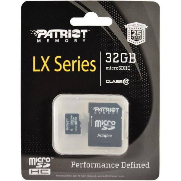 Карта пам'яті Patriot LX Series microSD 32ГБ (PSF32GMCSDHC10) H00000055294 фото