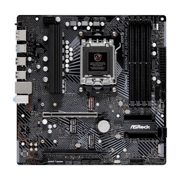 Материнська плата ASRock (B650M PG LIGHTNING) H00000399152 фото