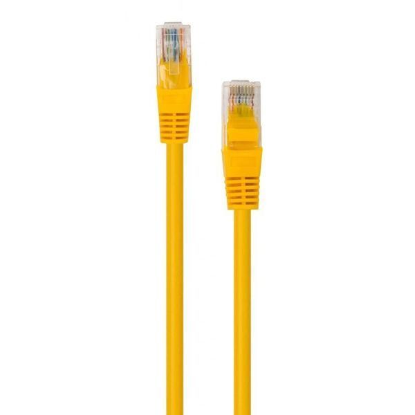 Патч корд Vinga UTP Cat. 5e 15 м PVC Жовтий (VCPPCCCS15Y) H00000159133 фото