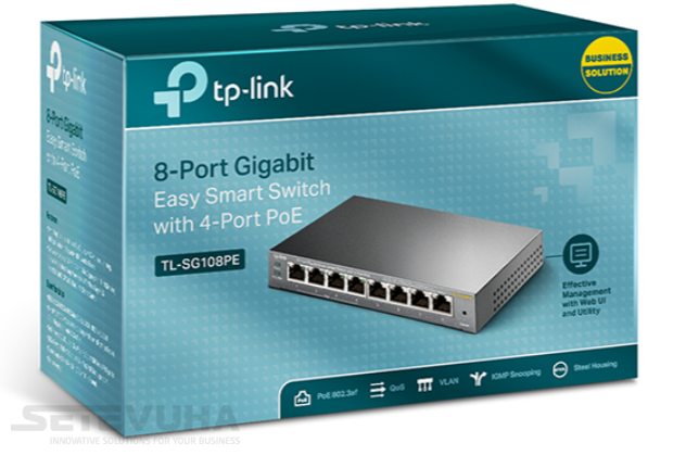Комутатор TP-Link L2 PoE (TL-SG108PE) H00000002149 фото