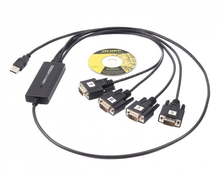 Кабель Viewcon USB Type A - RS-232 (COM) 1.4 м USB 2.0 (VE671) H00000184853 фото