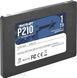 SSD диск Patriot P210 1ТБ SATA III 2.5" 3D NAND TLC (P210S1TB25) H00000032652 фото 3