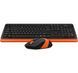 Клавіатура + миша A4Tech бездротова (FG1010 (Orange)) H00000075708 фото 3