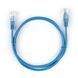 Патч корд Vinga UTP Cat. 5e 1 м PVC Синій (VCPPCC1B) H00000159124 фото