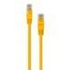 Патч корд Vinga UTP Cat. 5e 15 м PVC Жовтий (VCPPCCCS15Y) H00000159133 фото 2