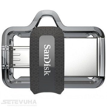 Флеш память USB SanDisk Ultra Dual Drive 64ГБ USB 3.2 (SDDD3-064G-G46) H00000038224 фото