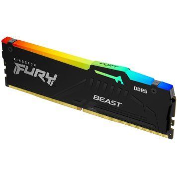 Оперативная память Kingston Fury Beast RGB DIMM DDR5 32ГБ (KF556C40BBA-32) H00000254721 фото