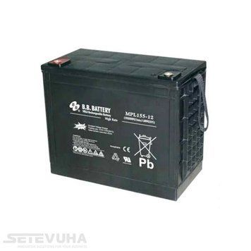 Аккумуляторная батарея B.B. Battery 155 Ач AGM 12 В (MPL155-12/UPS12640W) H00000037628 фото