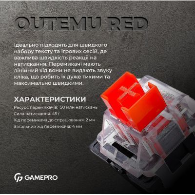 Клавіатура GamePro (MK160B) H00000457544 фото