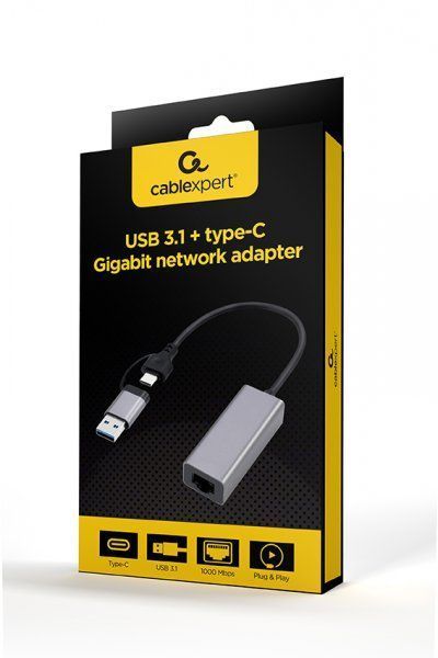 Адаптер-переходник Cablexpert (A-USB3AC-LAN-01) H00000426568 фото