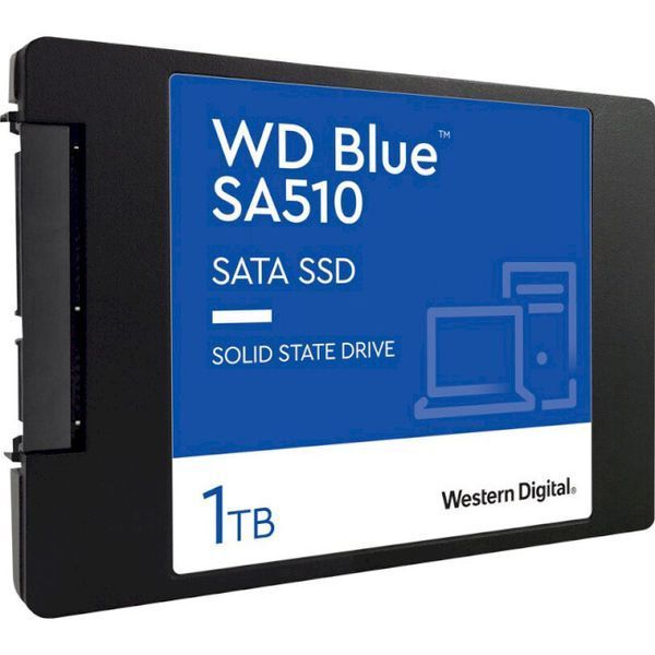 SSD диск WD Blue SA510 1ТБ SATA III 2.5" 3D NAND TLC (WDS100T3B0A) H00000257451 фото