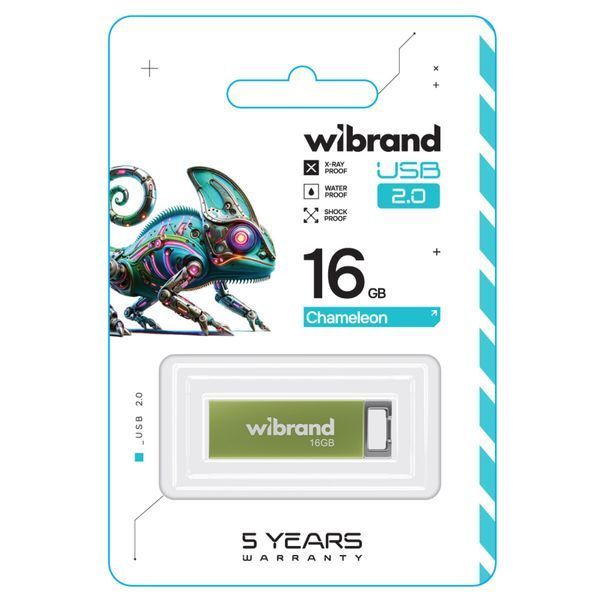 Флеш пам'ять USB Wibrand (WI2.0/CH16U6LG) H00000460095 фото
