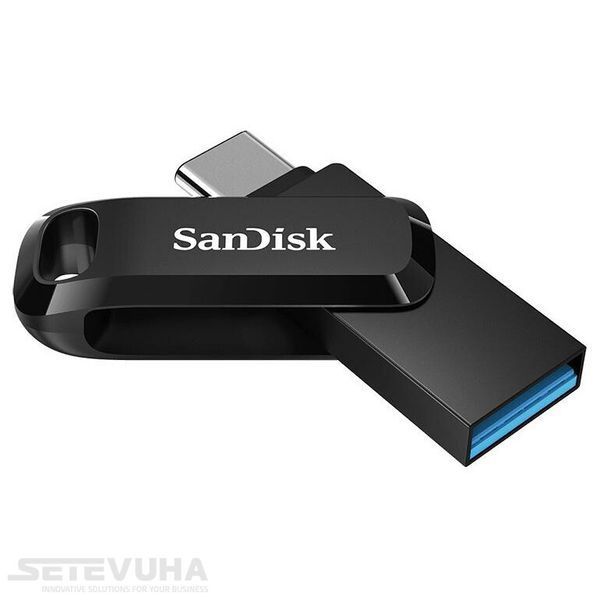 Флеш память USB SanDisk Ultra Dual Drive Go 128ГБ USB Type-C (SDDDC3-128G-G46) H00000038227 фото