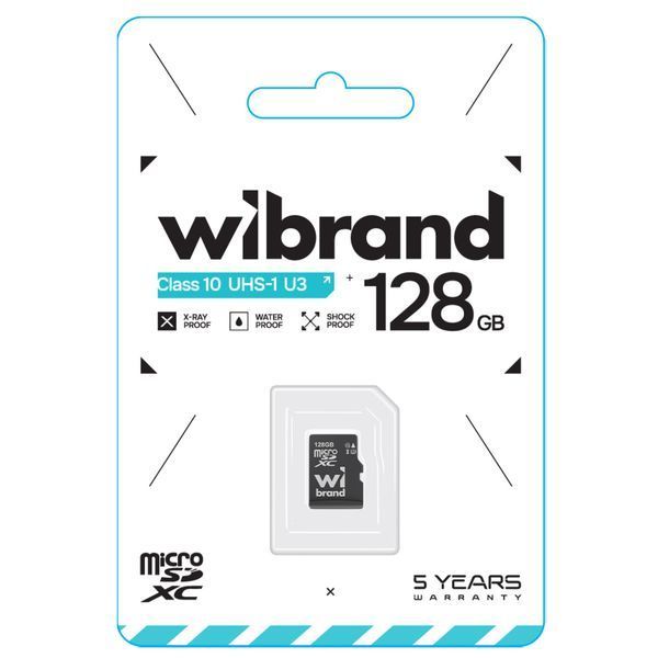 Карта памяти Wibrand (WICDHU3/128GB) H00000460351 фото