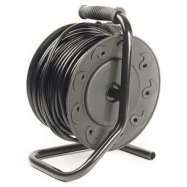 Подовжувач на котушці PowerPlant 20 м 4-розеточний EU (PPRA10M200S4) H00000161132 фото