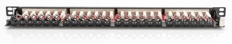 Патч-панель DIGITUS 0.5U 24 порта FTP/STP кат. 6a (DN-91624S-SL-EA) H00000135129 фото