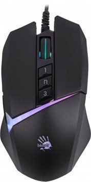 Мышь A4Tech проводная игровая (W60 Max Bloody (Stone black)) H00000076024 фото