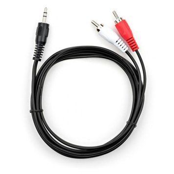 Кабель Vinga mini-jack 3.5 мм - RCA 1.5 м (VCPDCJ35MRCA21.5BK) H00000204193 фото