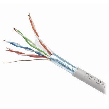 Кабель витая пара Cablexpert FTP Cat 5e PVC 4 х 2 х 0,48 (FPC-5004E-SOL) H00000137773 фото