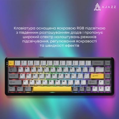 Клавіатура Ajazz (AK680-M-BGY-A) H00000486305 фото
