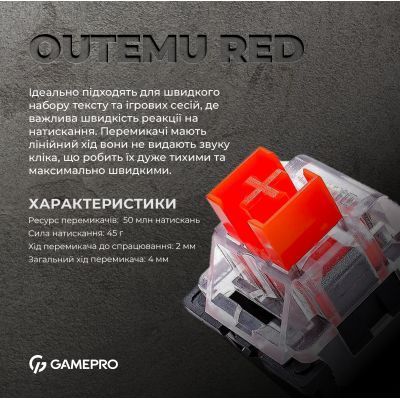 Клавиатура GamePro (MK180W) H00000457505 фото