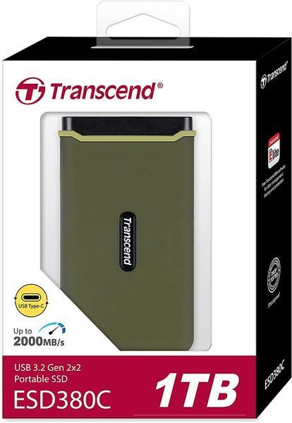 SSD диск Transcend ESD380C 1ТБ USB 3.2 Gen 2x2 2.5" 3D TLC (TS1TESD380C) H00000261411 фото