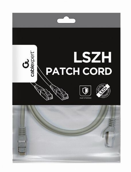 Патч корд Cablexpert S/FTP Cat. 6a 1 м LSZH Білий (PP6A-LSZHCU-W-1M) H00000310650 фото