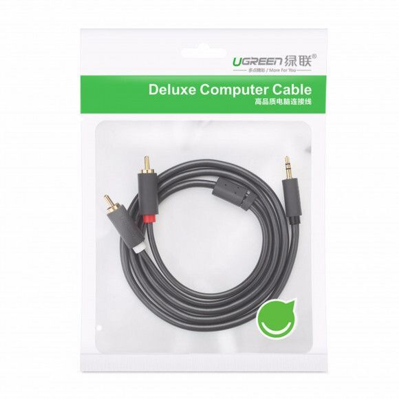 Кабель Ugreen mini-jack 3.5 мм - RCA 1 м (10772_UGREEN) H00000184437 фото