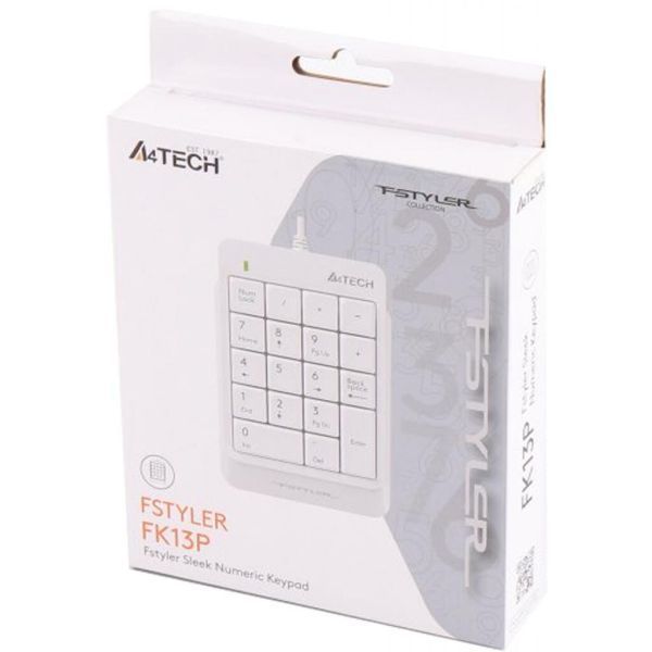 Клавиатура A4Tech проводная (FK13P (White)) H00000075928 фото
