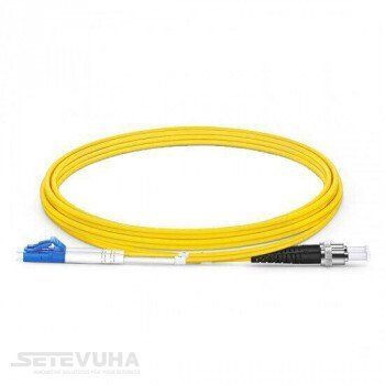 Патч-корд оптический FiberWell FC-FC UPC SM Duplex 1м (UPC-1FCST(SM)D(FW)) H00000041056 фото