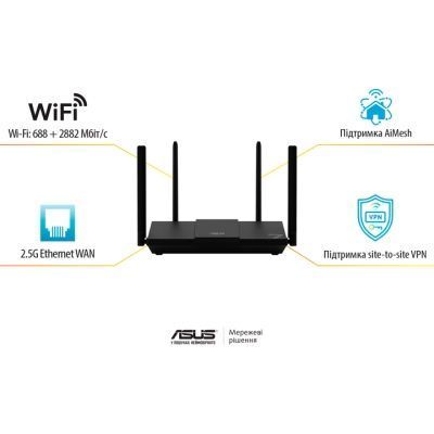 Бездротовий маршрутизатор ASUS (90IG09U0-MO3S00) H00000499689 фото